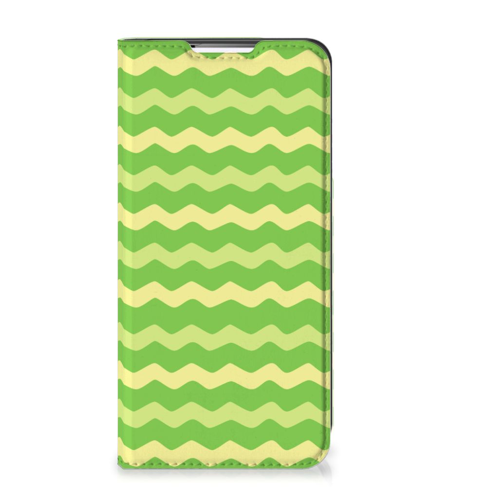 Samsung Galaxy S22 Plus Hoesje met Magneet Waves Green