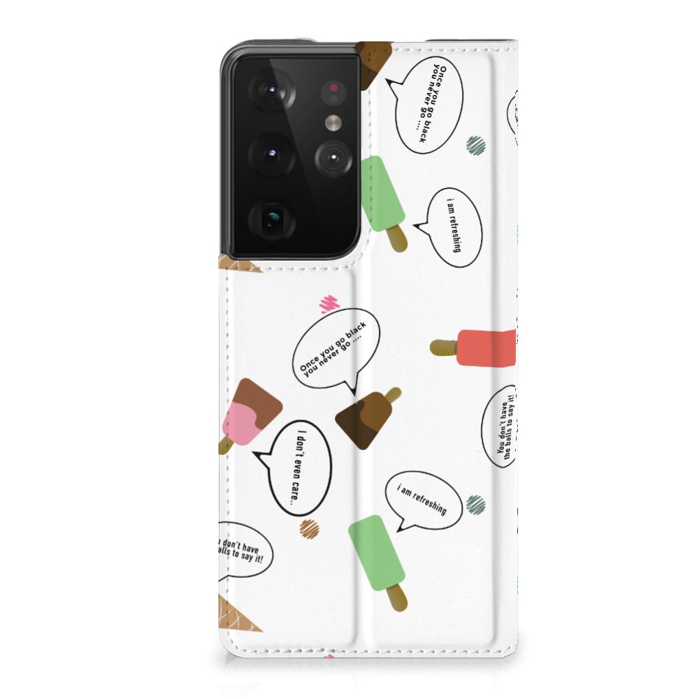 Samsung Galaxy S21 Ultra Flip Style Cover IJsjes - B2C Telecom