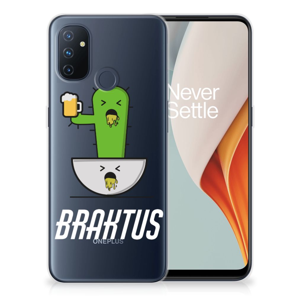 OnePlus Nord N100 Telefoonhoesje met Naam Braktus