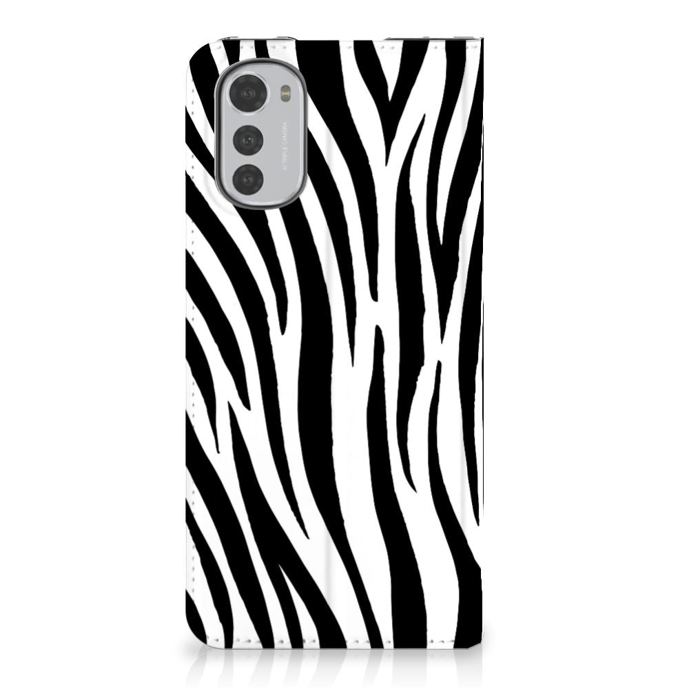 Motorola Moto E32 | Moto E32s Hoesje maken Zebra - B2C Telecom
