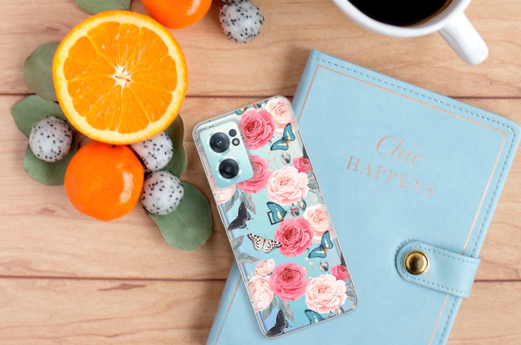 OnePlus Nord CE 2 5G TPU Case Butterfly Roses B2C Telecom