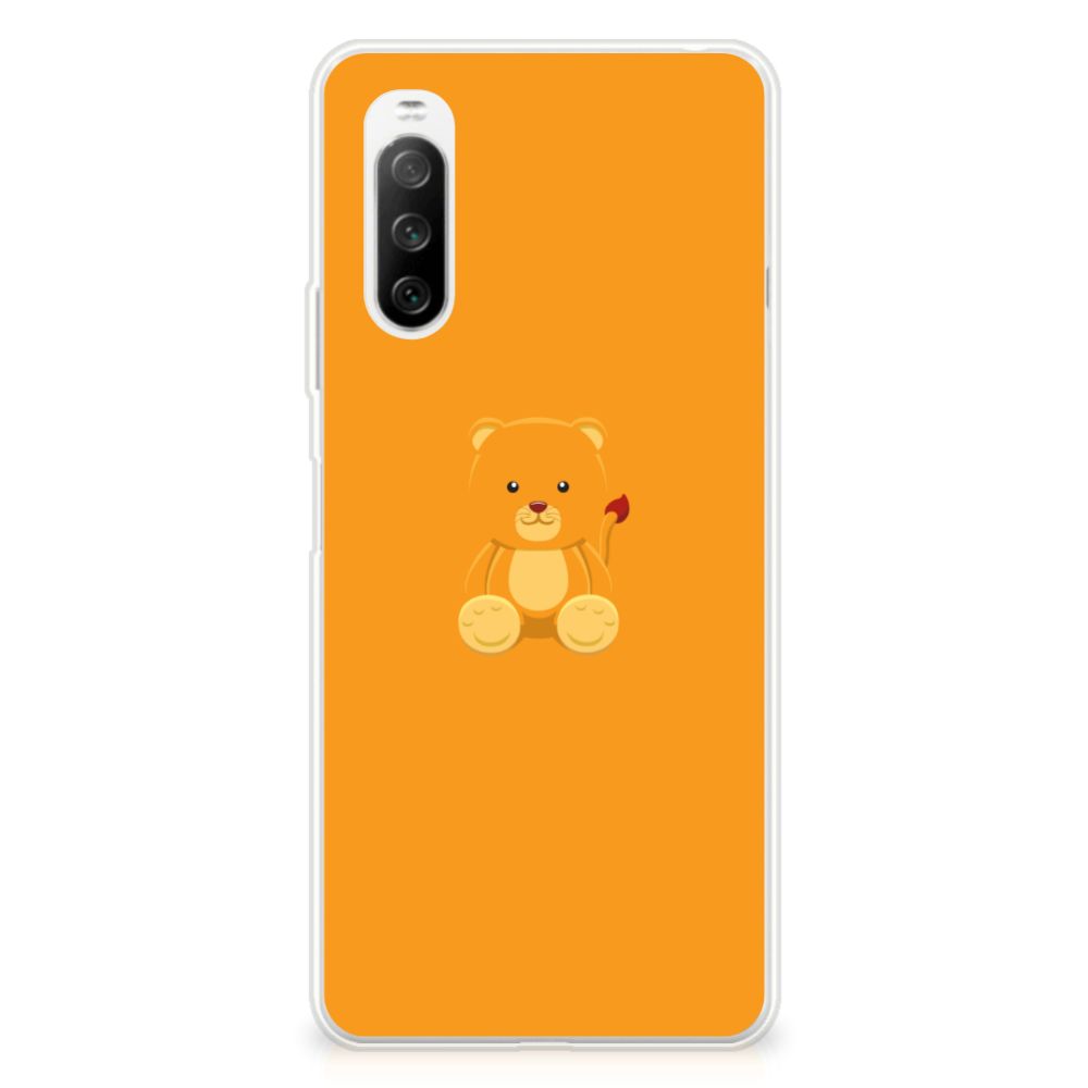 Sony Xperia 10 III Telefoonhoesje met Naam Baby Beer B2C Telecom