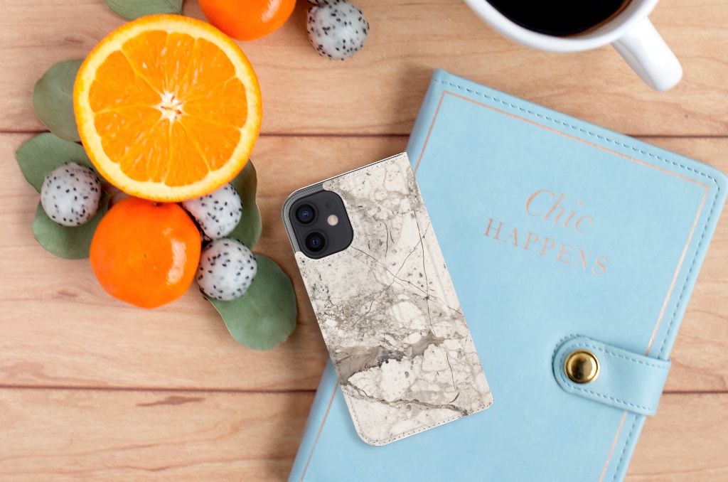 iPhone 12 Mini Standcase Marmer Beige - B2C Telecom