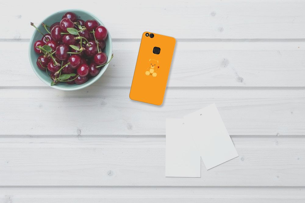 Huawei P10 Lite Telefoonhoesje met Naam Baby Beer