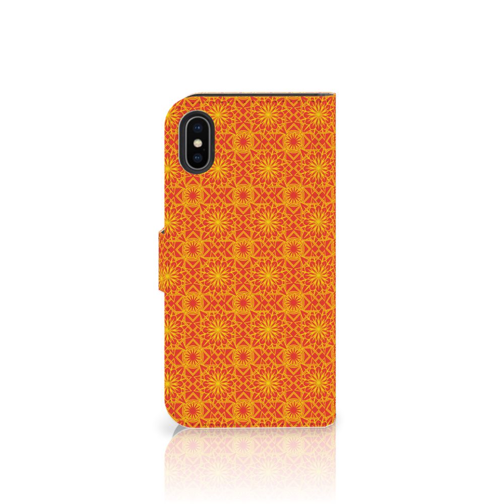 Apple iPhone X | Xs Telefoon Hoesje Batik Oranje
