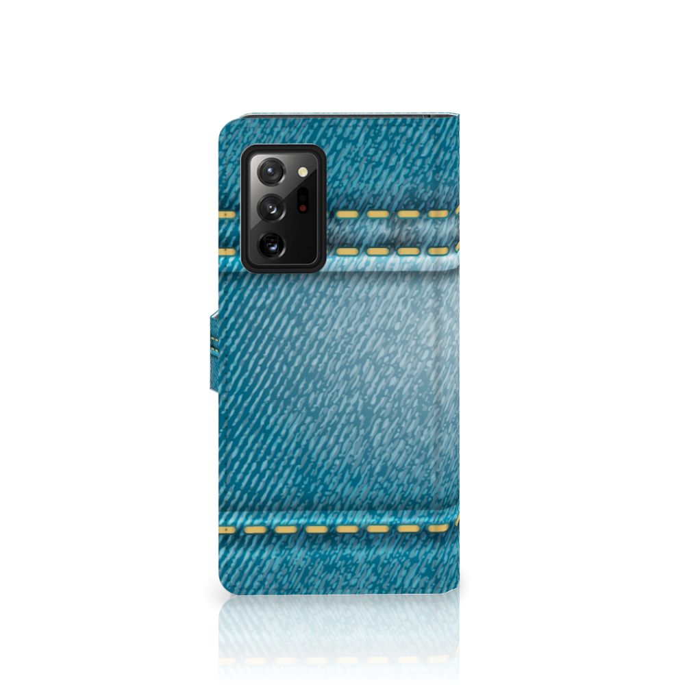 Samsung Galaxy Note20 Ultra Wallet Case met Pasjes Jeans