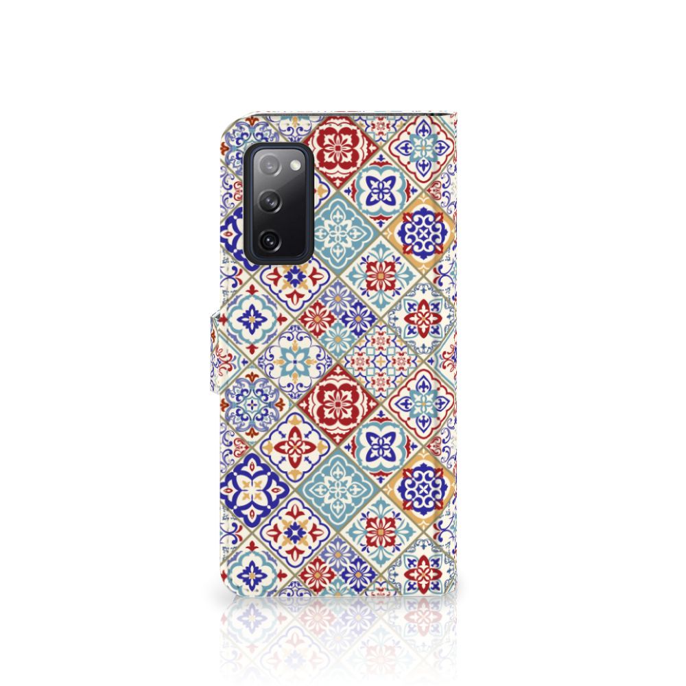 Samsung Galaxy S20 FE Bookcase Tiles Color