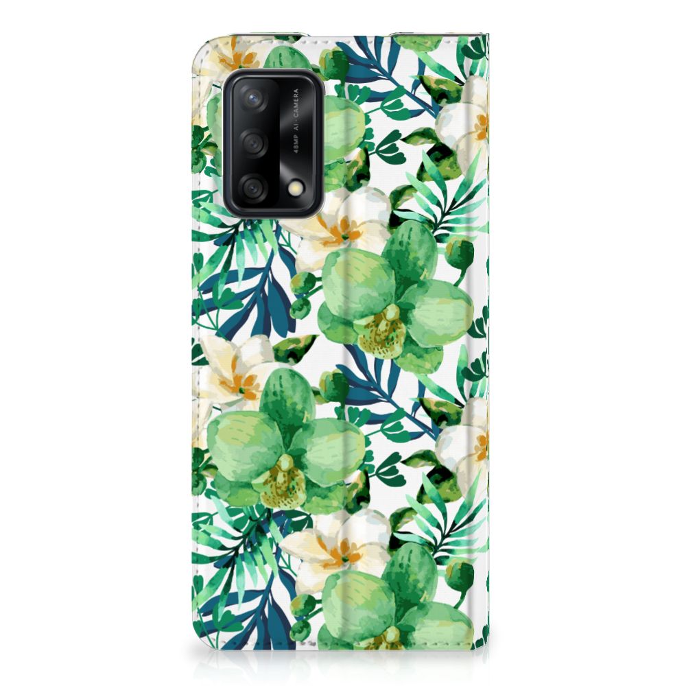 OPPO A74 4G Smart Cover Orchidee Groen - B2C Telecom
