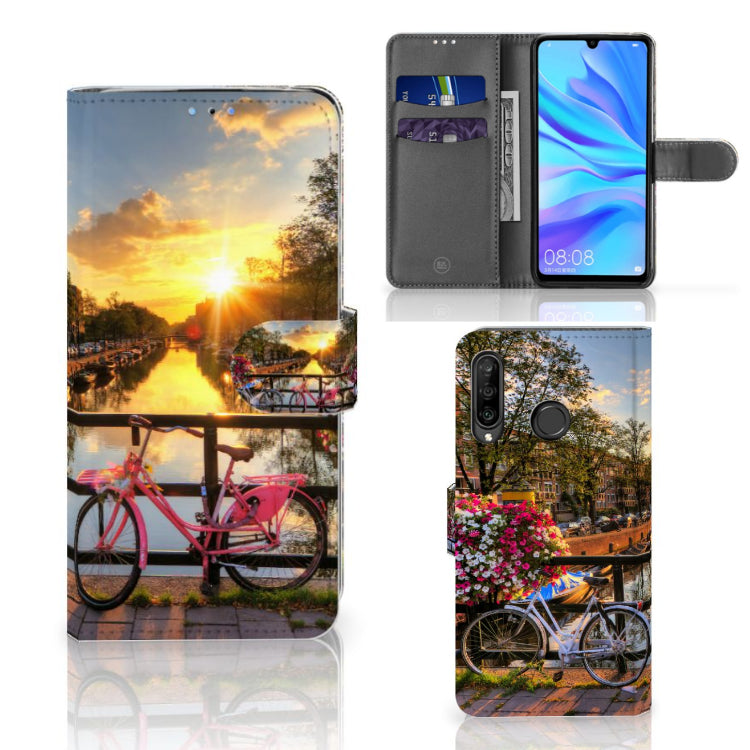 Huawei P30 Lite (2020) Flip Cover Amsterdamse Grachten