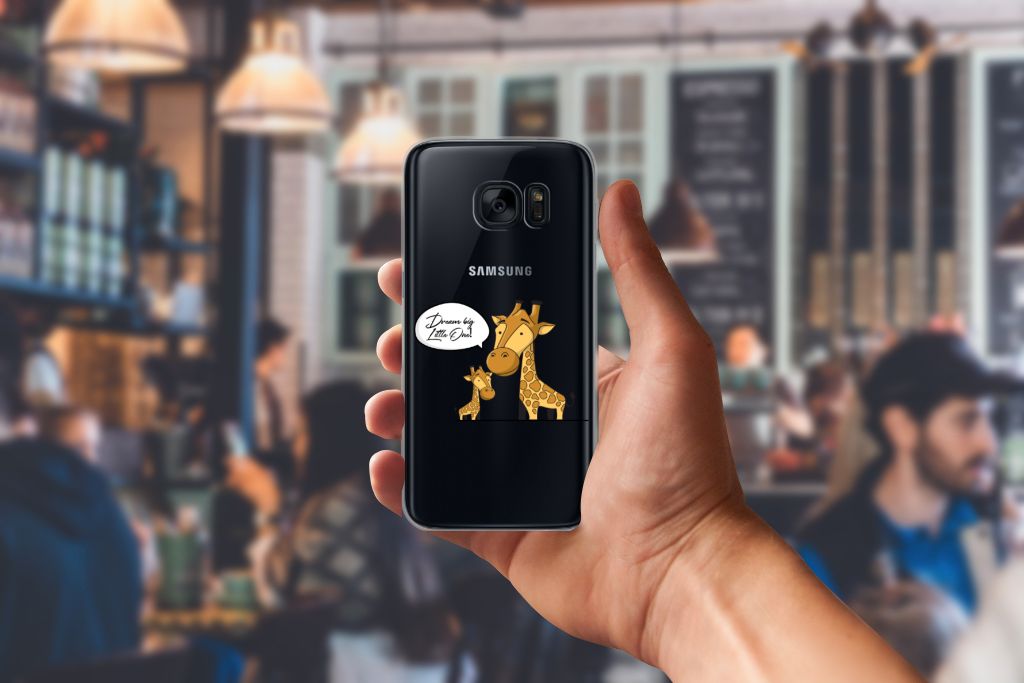 Samsung Galaxy S7 Telefoonhoesje met Naam Giraffe