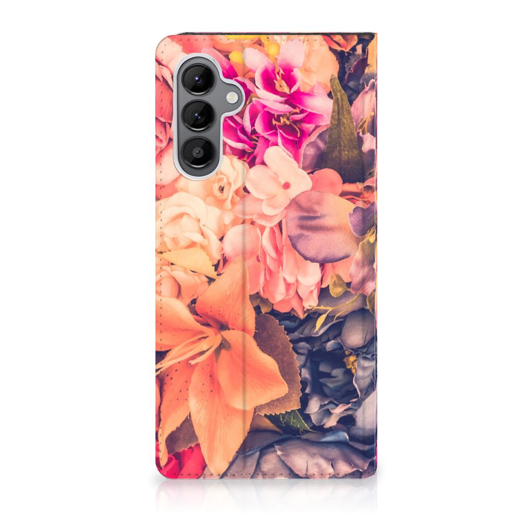 Samsung Galaxy A34 Smart Cover Bosje Bloemen - B2C Telecom