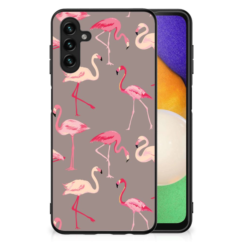 Samsung Galaxy A13 5G | A04s Dierenprint Telefoonhoesje Flamingo