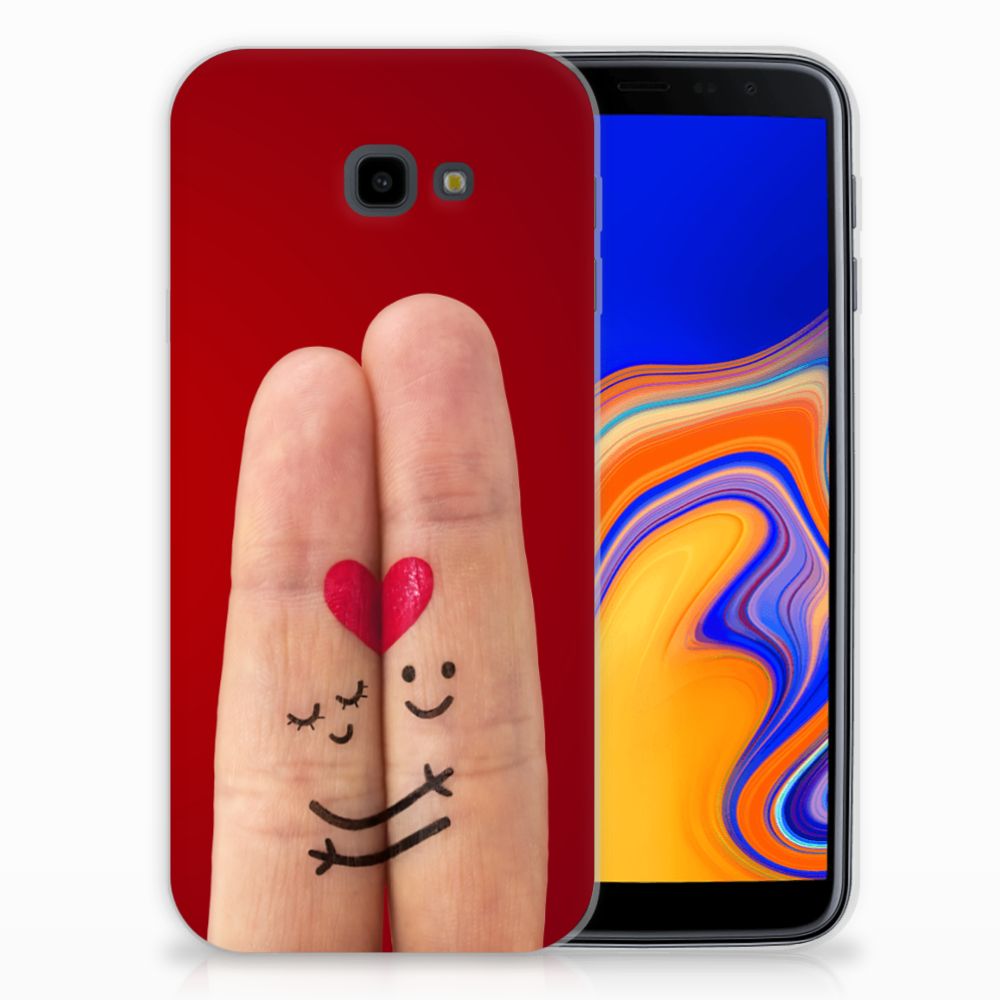 Samsung Galaxy J4 Plus (2018) Silicone Back Cover Liefde - Origineel Romantisch Cadeau