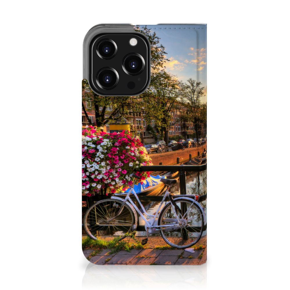 iPhone 13 Pro Book Cover Amsterdamse Grachten - B2C Telecom