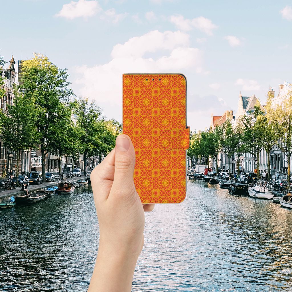 Alcatel 1S 2020 Telefoon Hoesje Batik Oranje