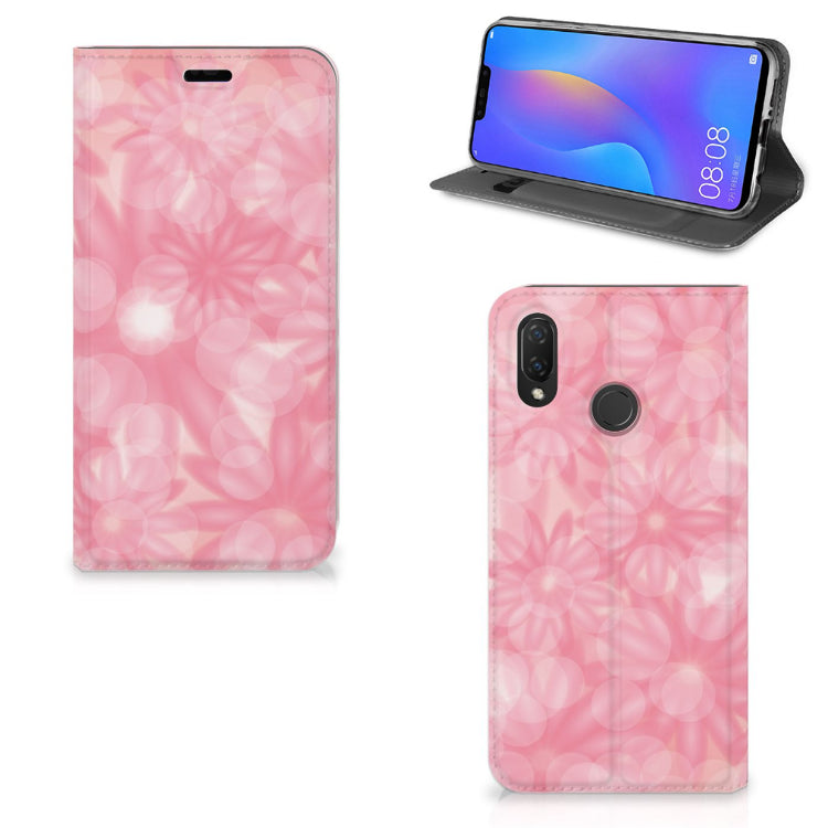 Huawei P Smart Plus Smart Cover Spring Flowers