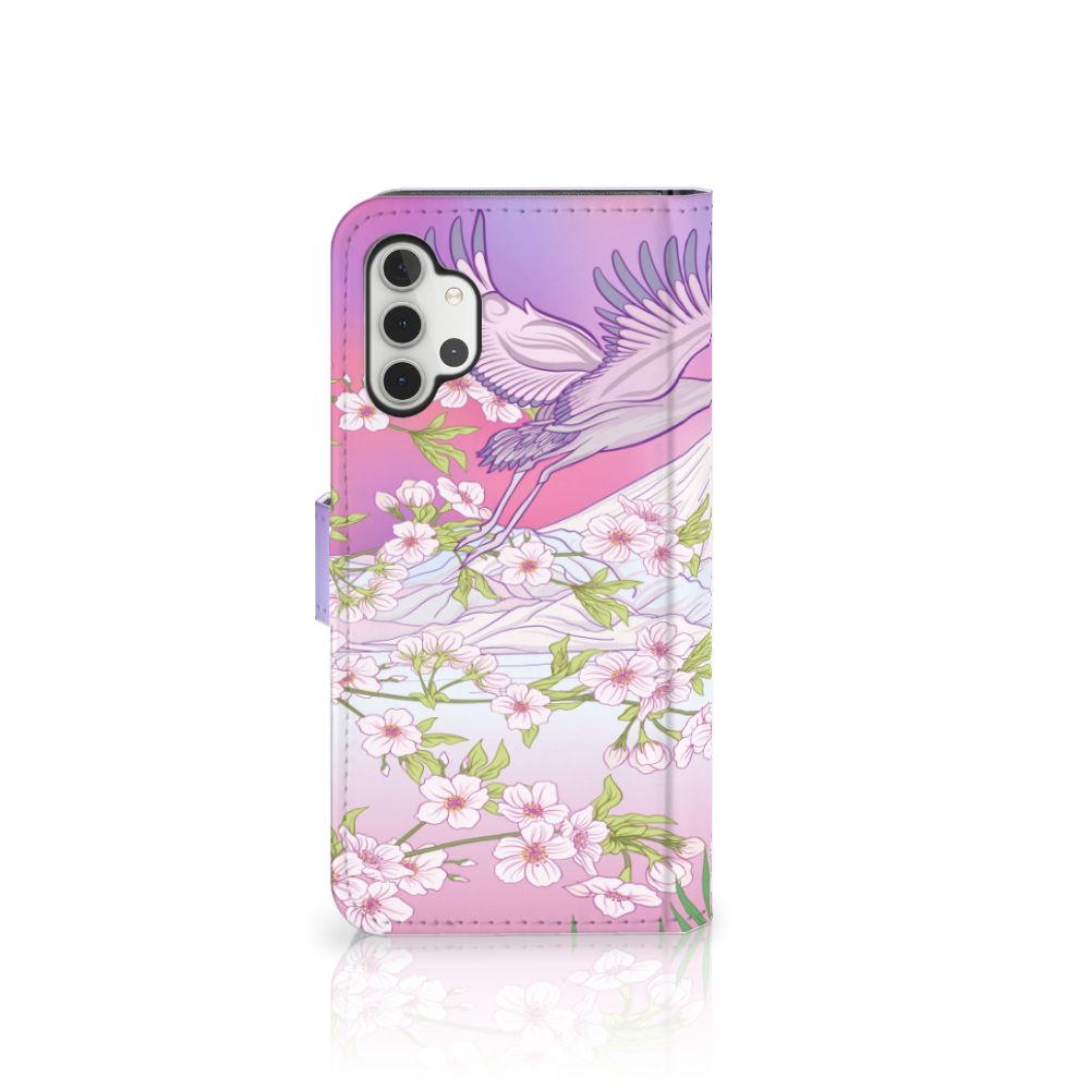 Samsung Galaxy A32 4G Telefoonhoesje met Pasjes Bird Flying