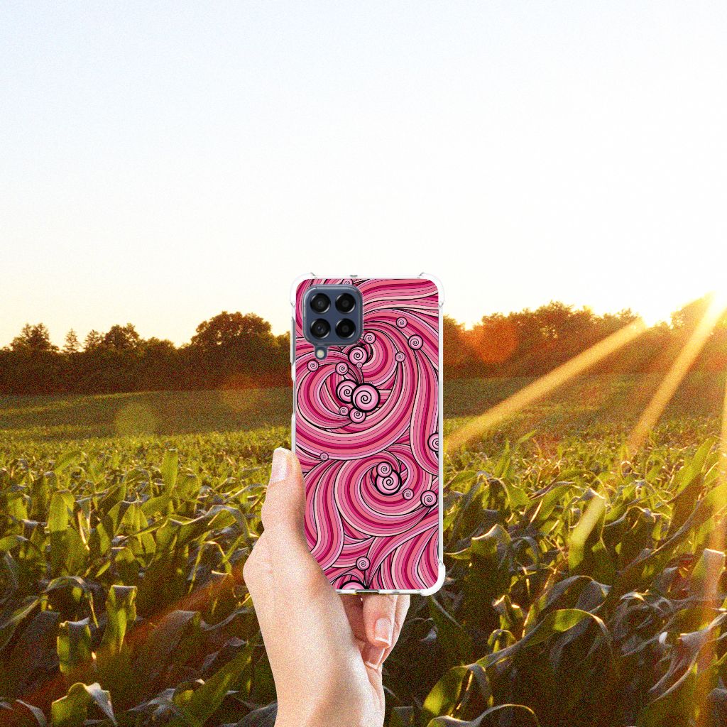 Samsung Galaxy M53 Back Cover Swirl Pink B2C Telecom