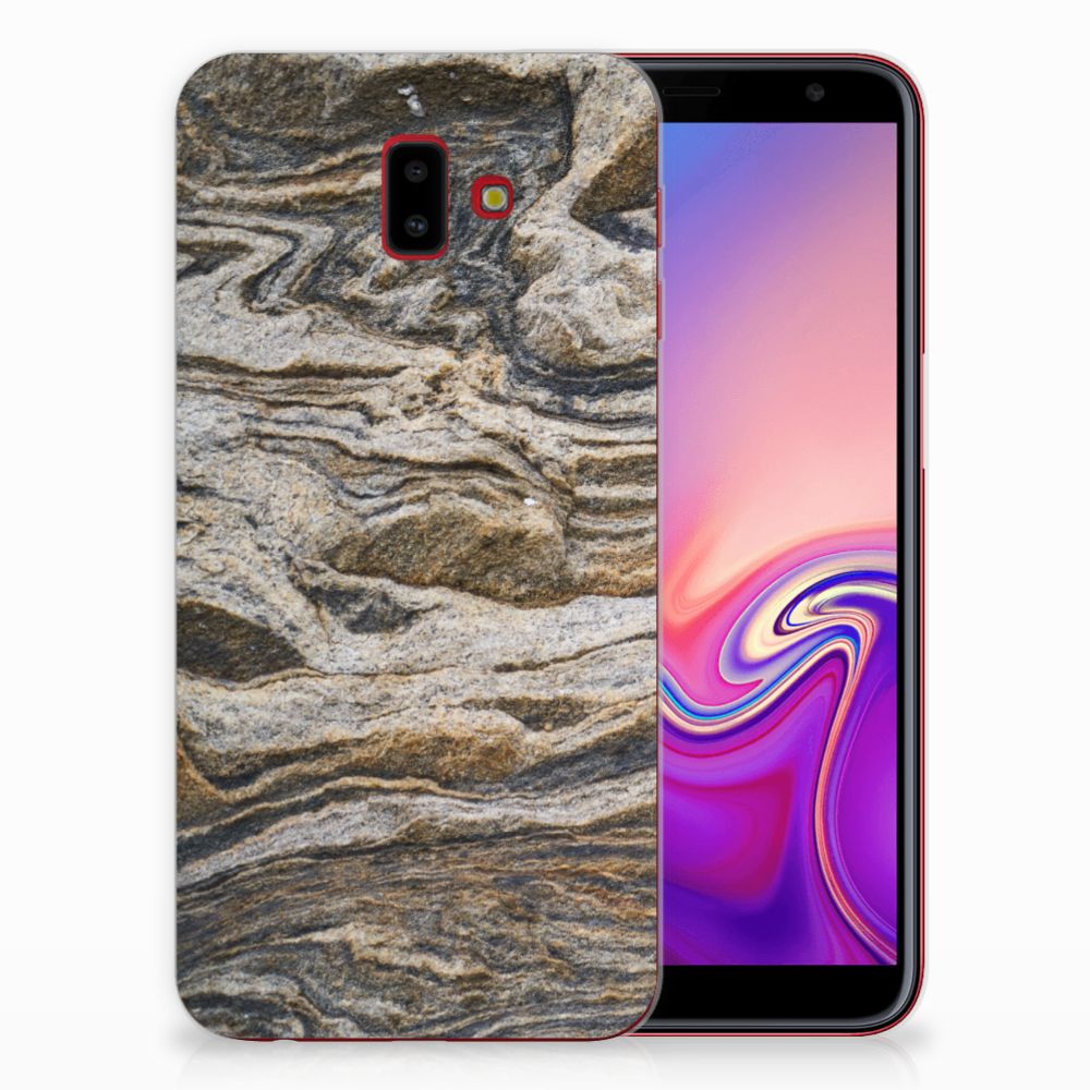 Samsung Galaxy J6 Plus (2018) TPU Siliconen Hoesje Steen