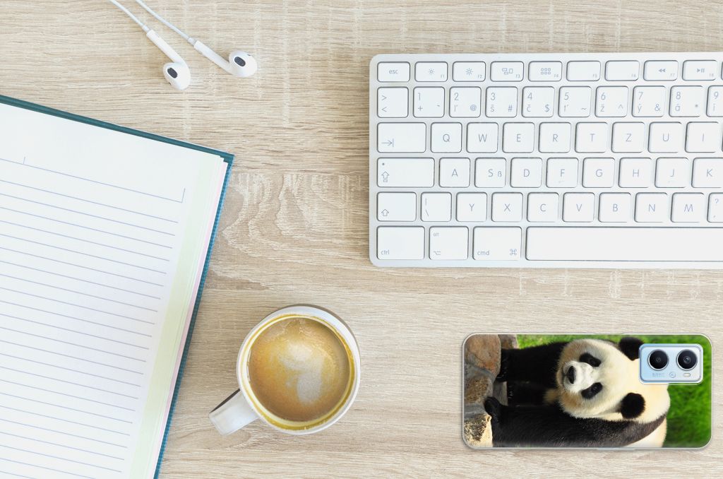 OPPO A96 | OPPO A76 TPU Hoesje Panda B2C Telecom