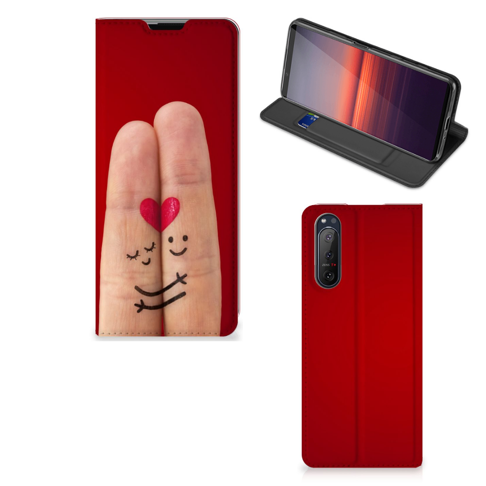 Sony Xperia 5 II Hippe Standcase Liefde - Origineel Romantisch Cadeau - B2C Telecom