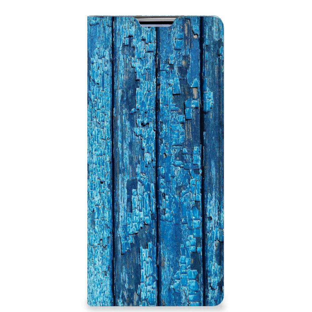 OPPO Find X3 Neo Book Wallet Case Wood Blue - B2C Telecom