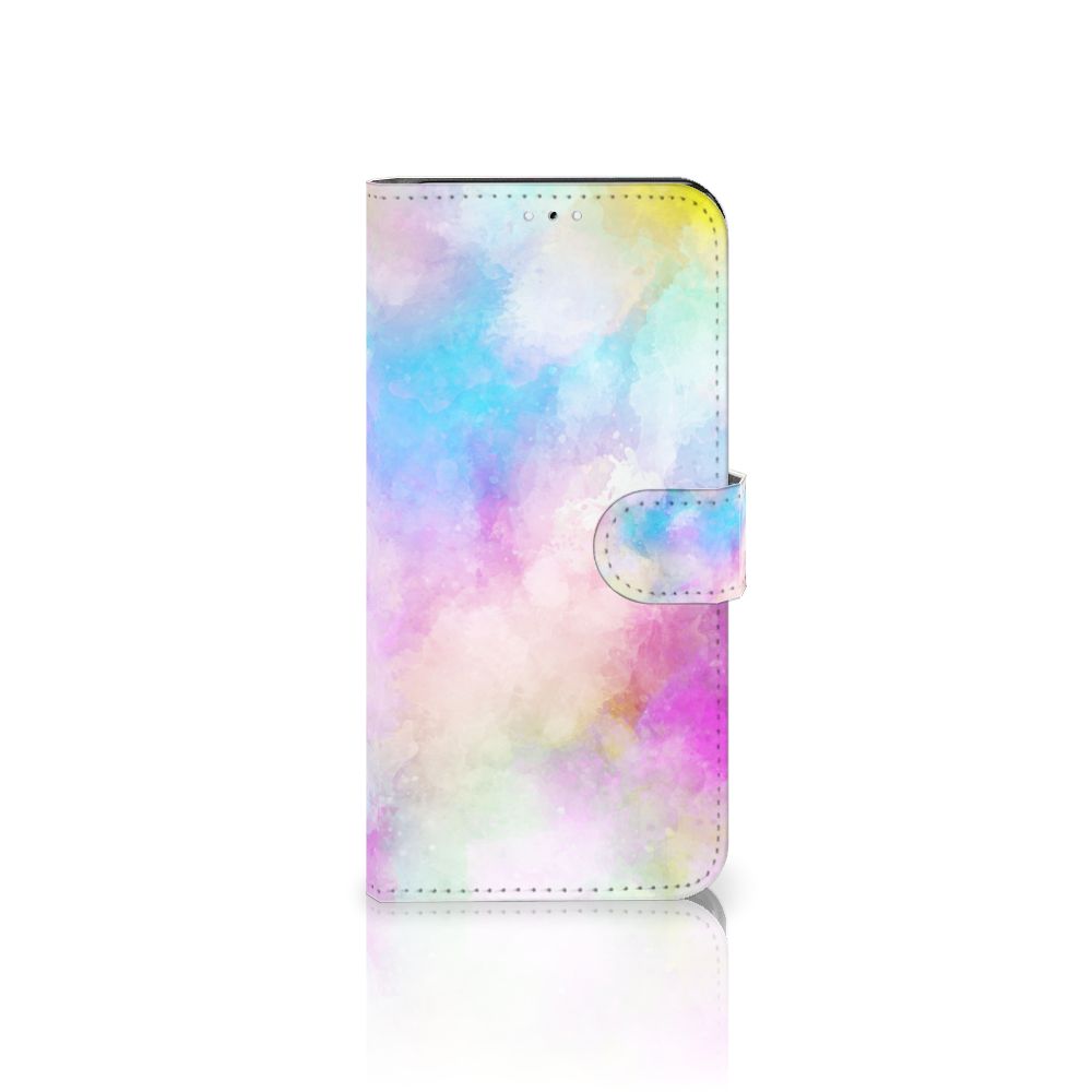 Hoesje Samsung Galaxy A54 5G Watercolor Light met kleurrijke pastel watereffecten.