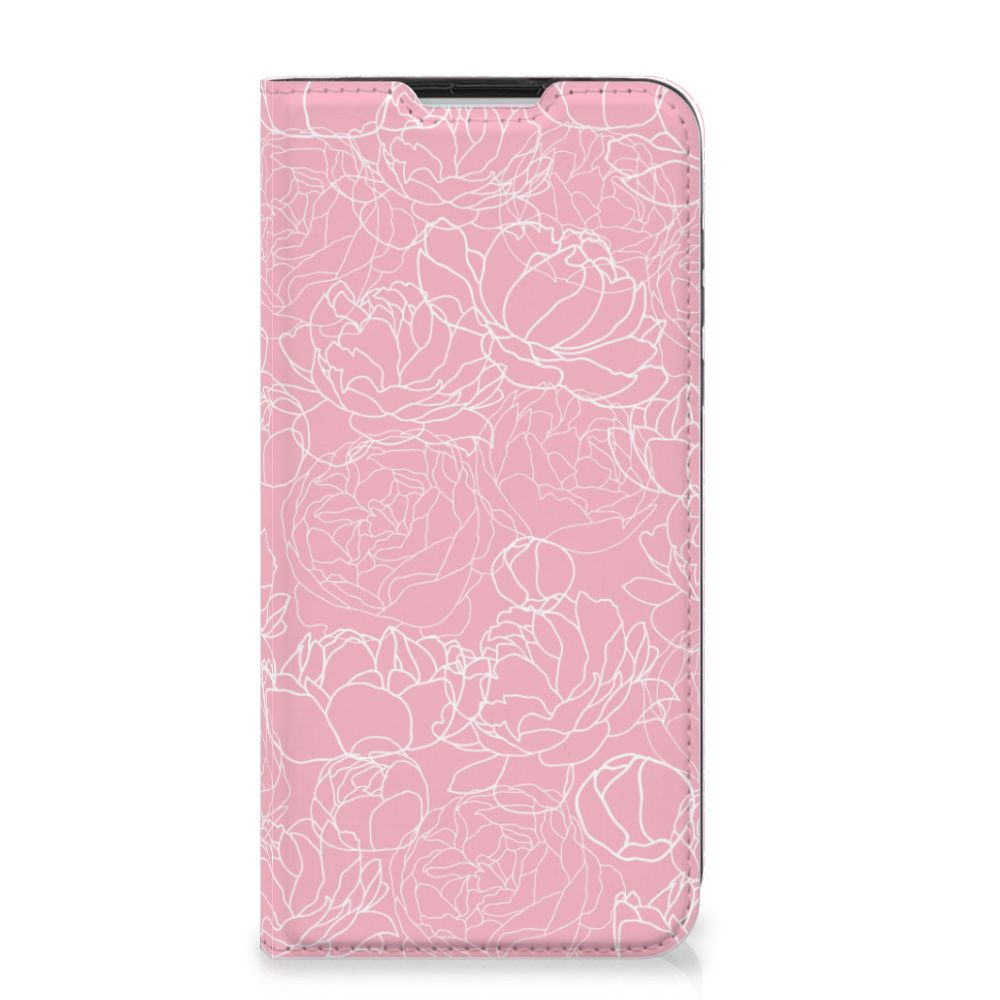 Motorola Moto G8 Power Smart Cover White Flowers - B2C Telecom