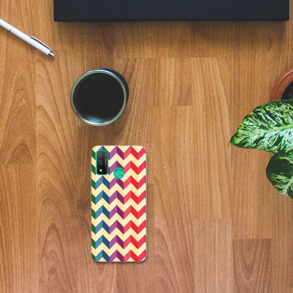 Huawei P Smart 2020 TPU bumper Zigzag Multi Color B2C Telecom