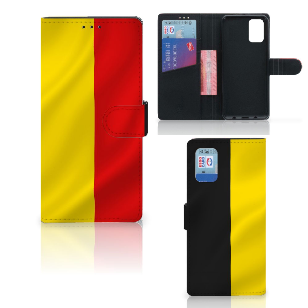 Samsung Galaxy A02s | M02s Bookstyle Case Belgische Vlag