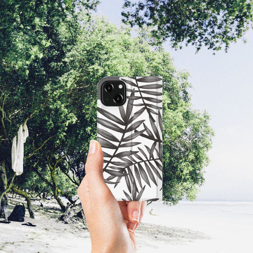 iPhone 13 Smart Cover Leaves Grey