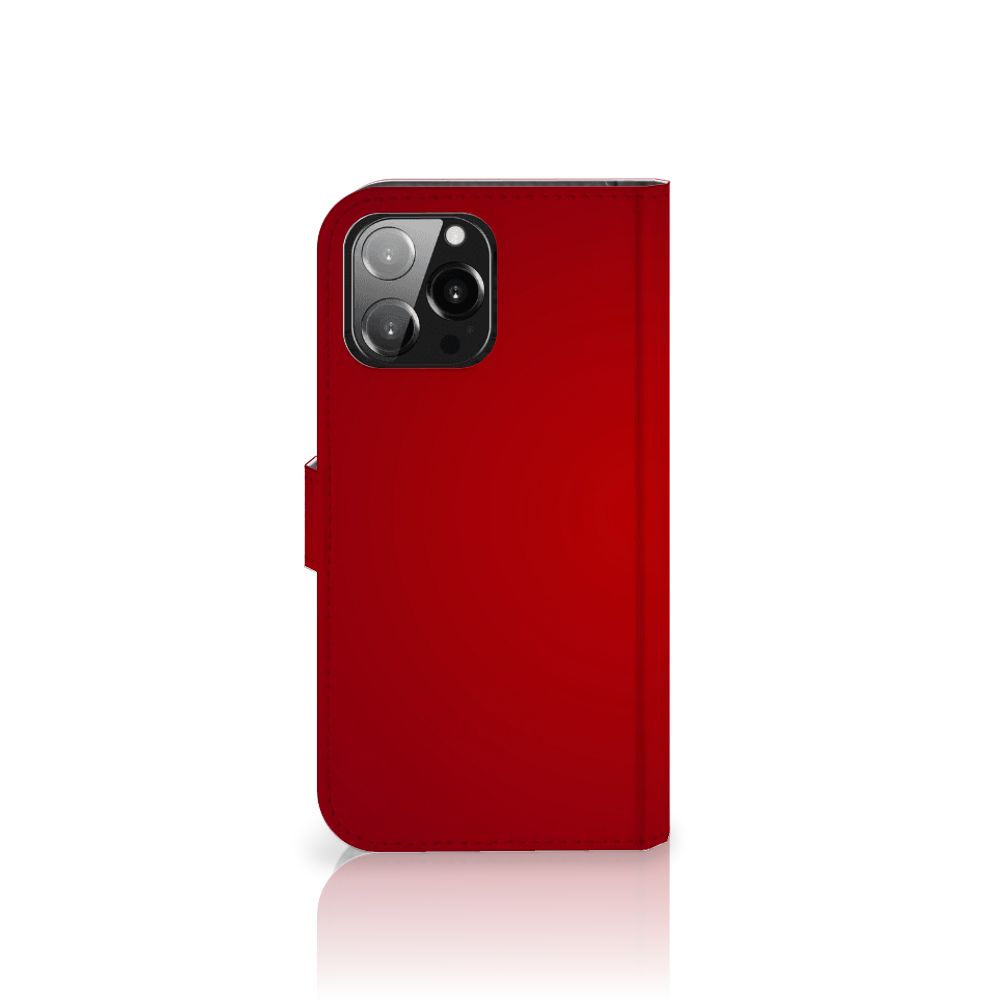 iPhone 13 Pro Max Wallet Case met Pasjes Liefde - Origineel Romantisch Cadeau
