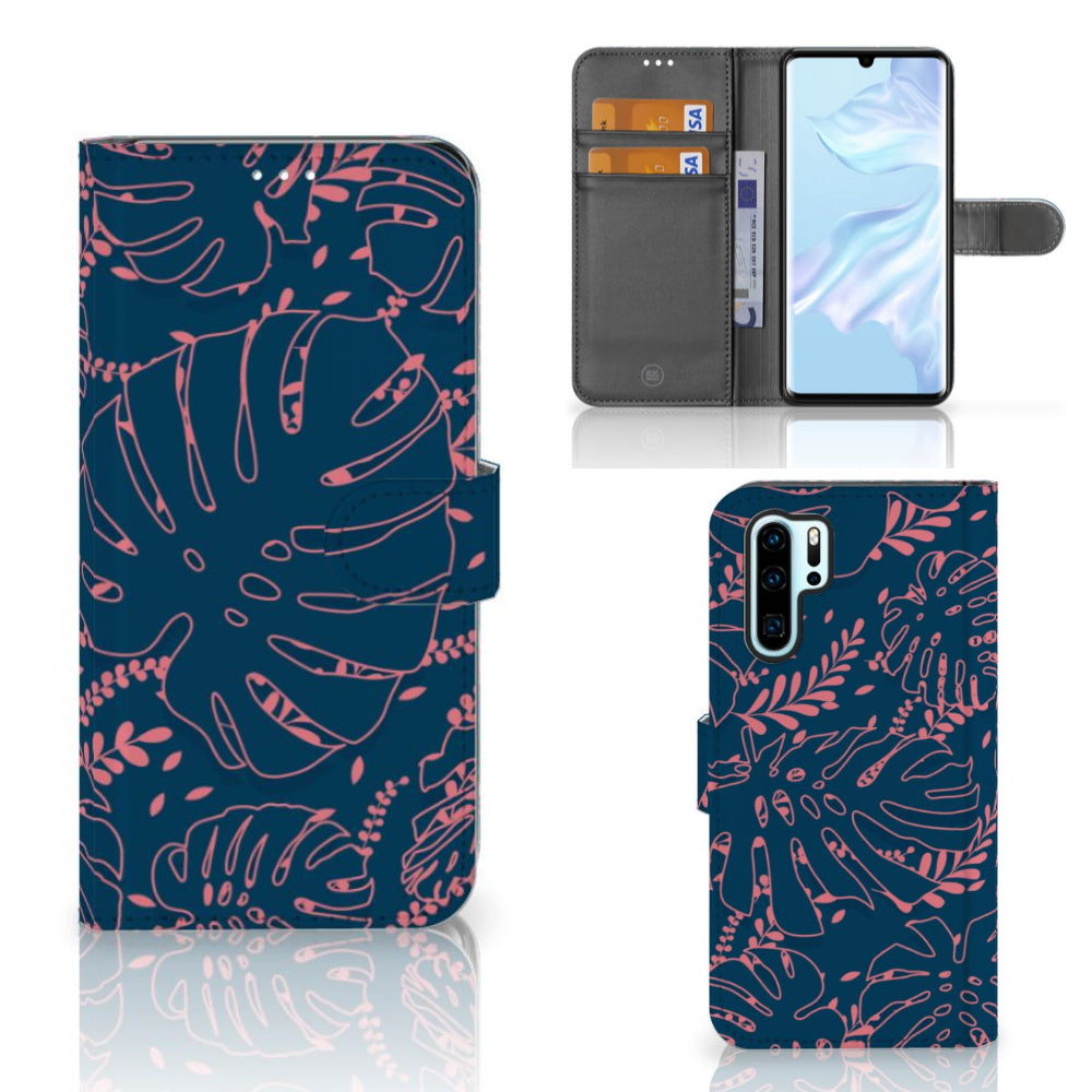 Huawei P30 Pro Hoesje Palm Leaves