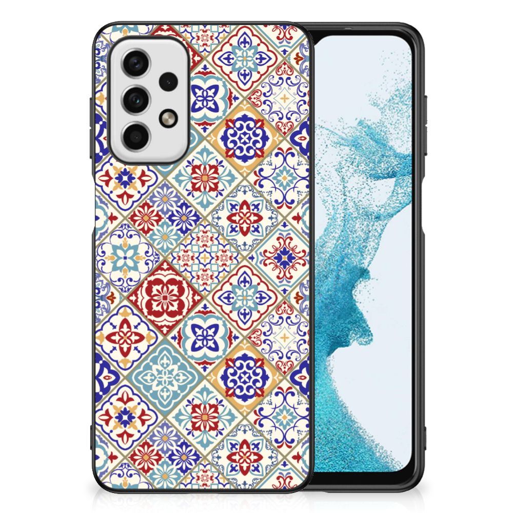 Samsung Galaxy A23 Marmeren Print Telefoonhoesje Tiles Color B2C Telecom