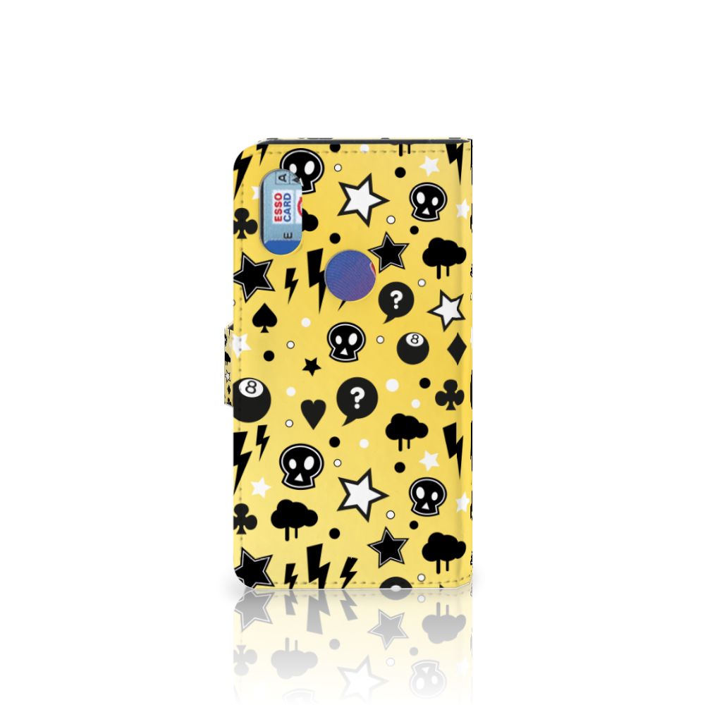 Telefoonhoesje met Naam Xiaomi Mi Mix 2s Punk Geel