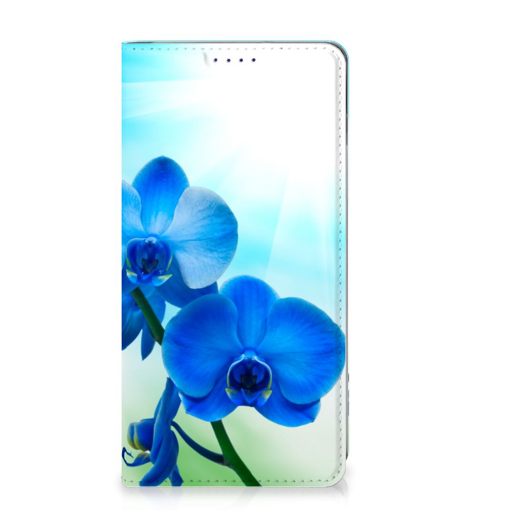 Samsung Galaxy S10 Smart Cover Orchidee Blauw - Cadeau voor je Moeder