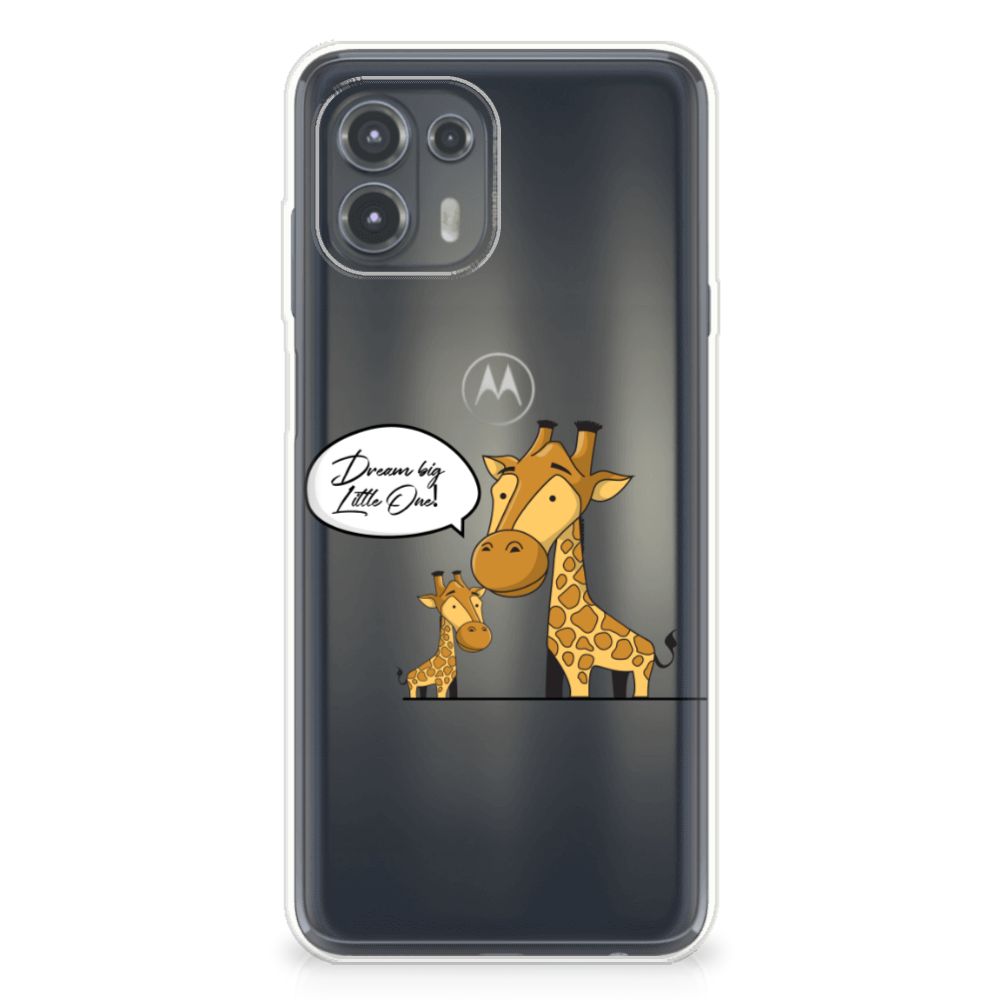 Motorola Edge 20 Lite Telefoonhoesje met Naam Giraffe B2C Telecom