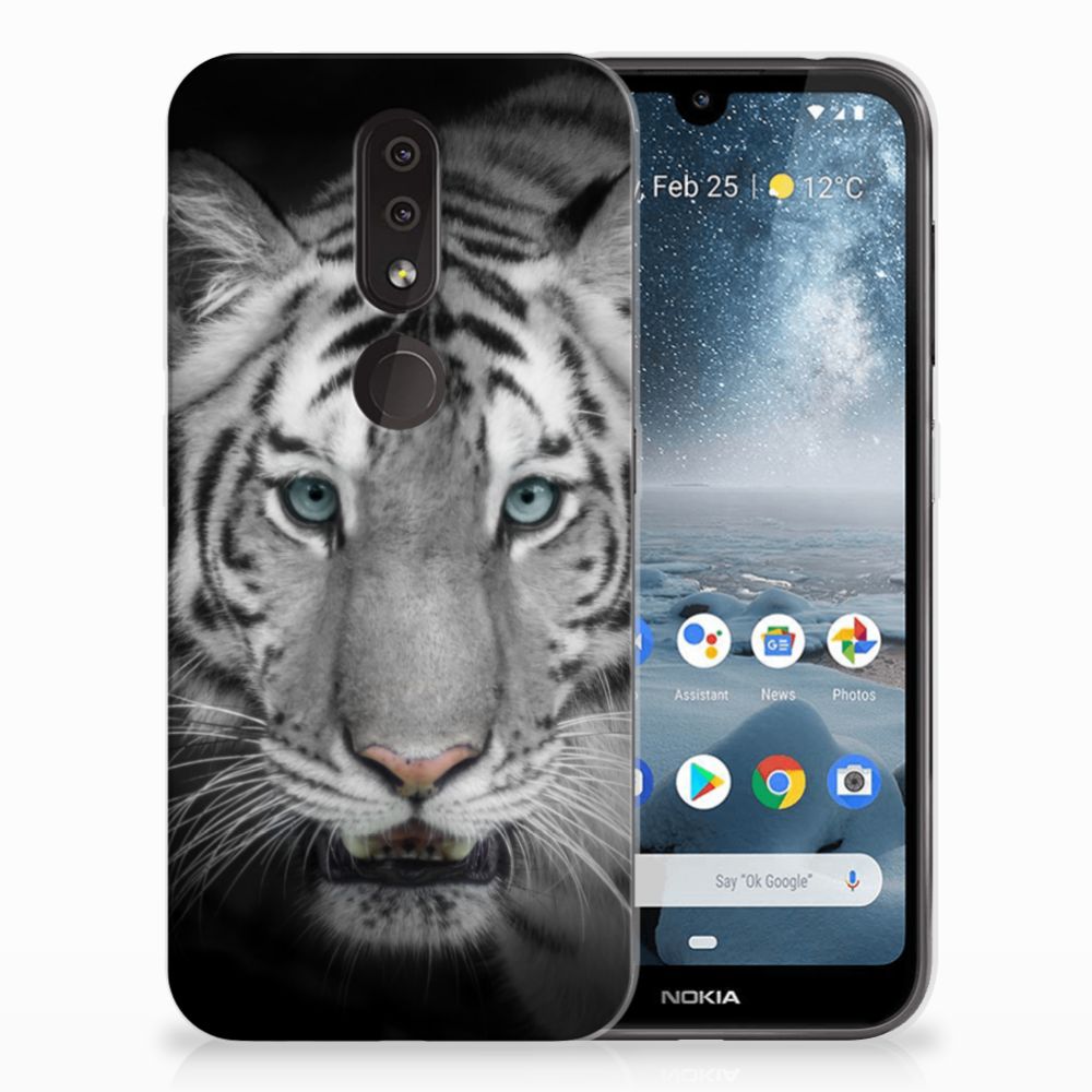 Nokia 4.2 TPU Hoesje Tijger