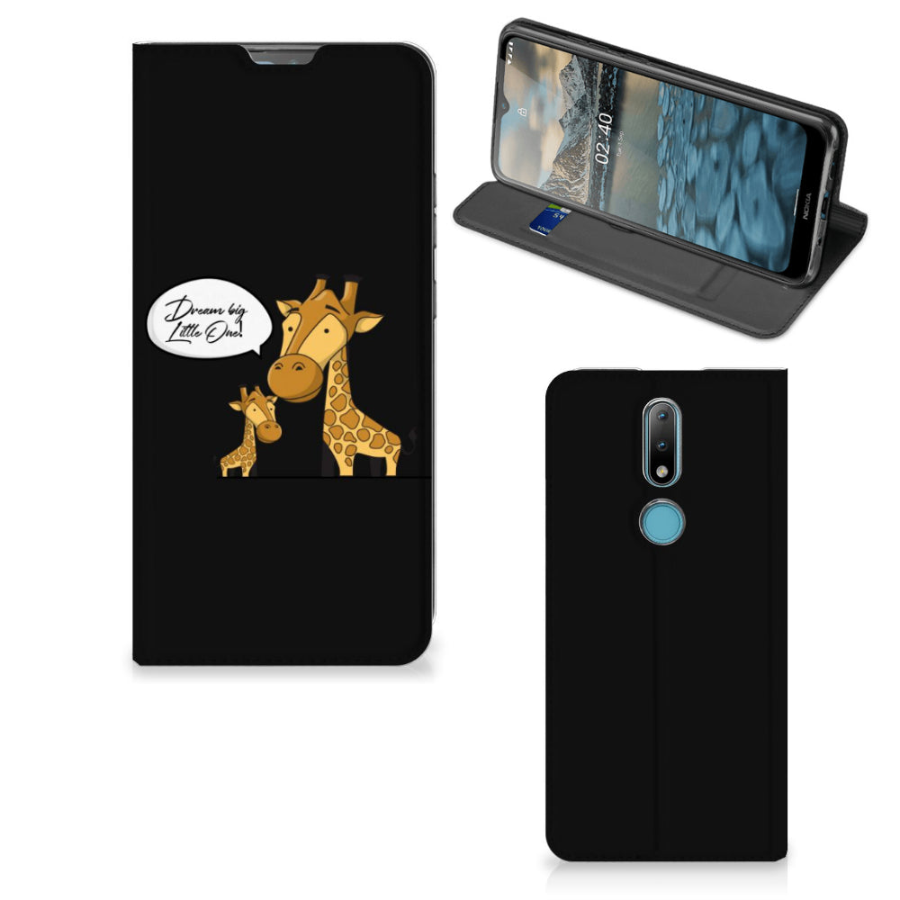 Nokia 2.4 Magnet Case Giraffe