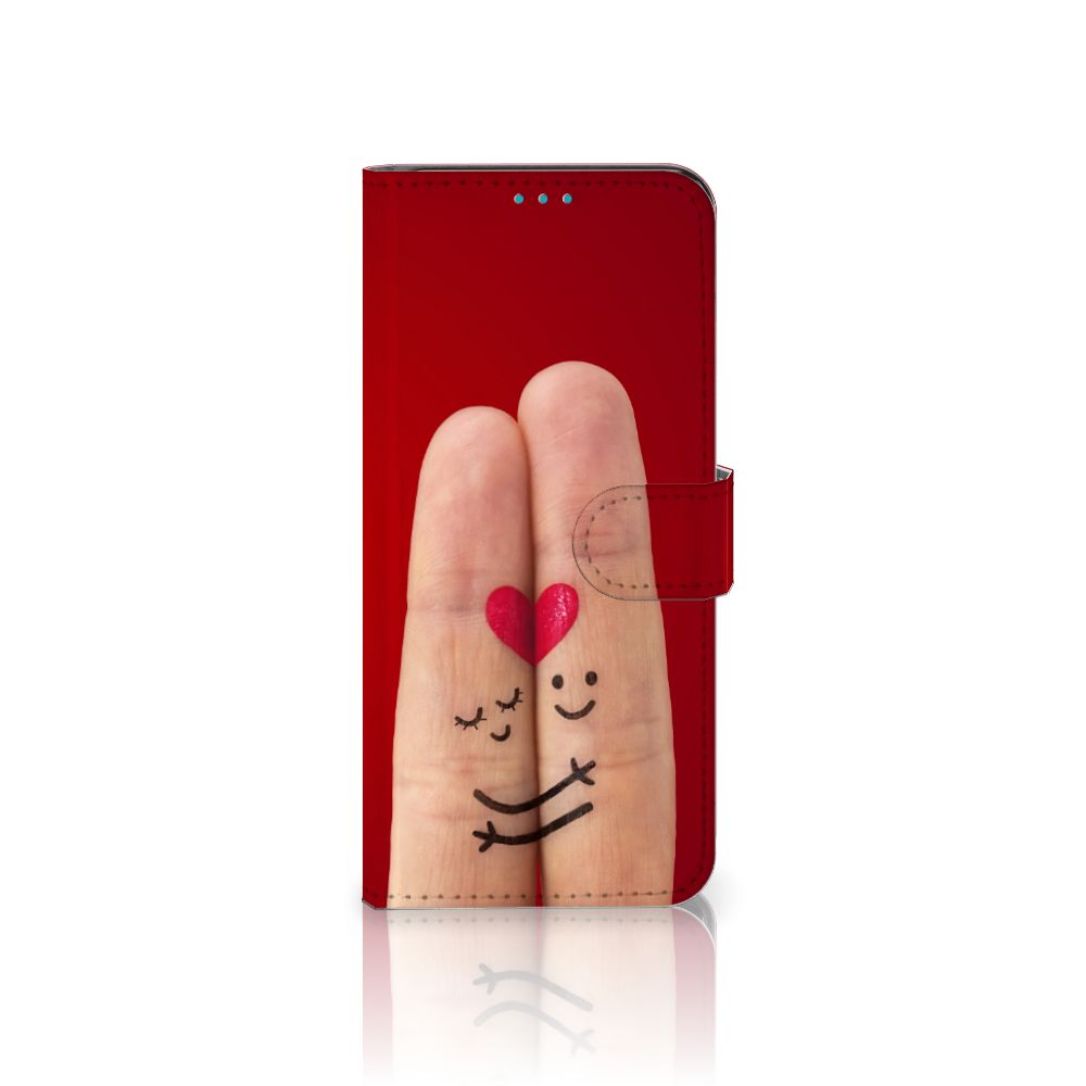 Samsung Galaxy A73 5G Wallet Case met Pasjes Liefde - Origineel Romantisch Cadeau