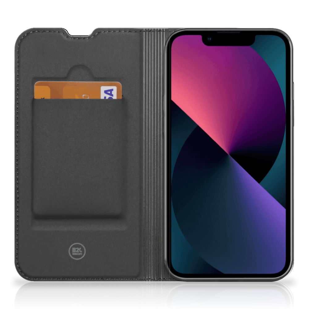 iPhone 13 Mini Hippe Standcase Sports with card holder and vibrant smartphone display