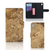 Sony Xperia Z3 Bookcase Marmer Creme