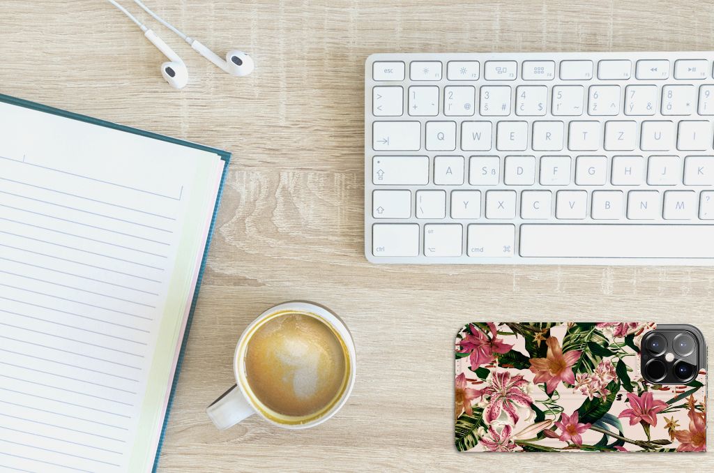 iPhone 12 Pro Max Smart Cover Flowers - B2C Telecom