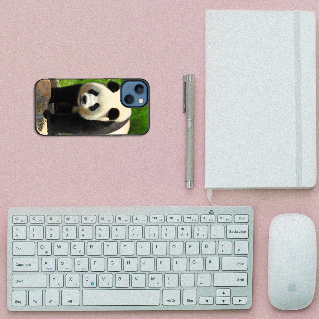 Apple iPhone 13 mini Dierenprint Telefoonhoesje Panda B2C Telecom