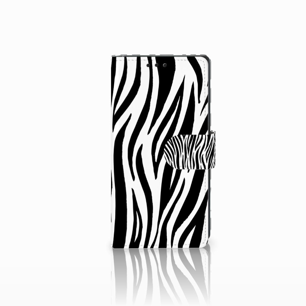 Sony Xperia XA1 Telefoonhoesje met Pasjes Zebra