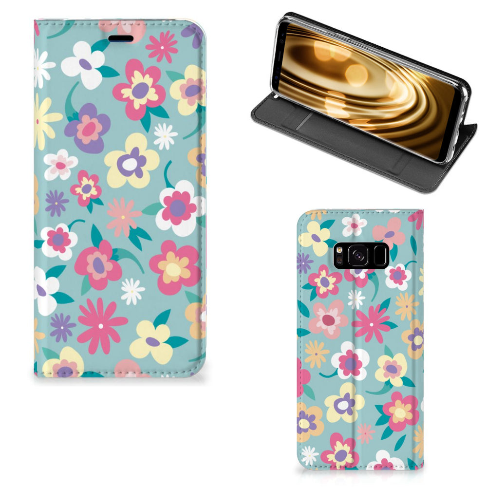 Samsung Galaxy S8 Smart Cover Flower Power