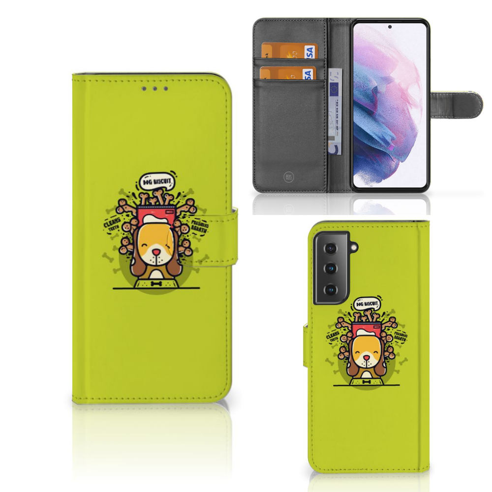 Samsung Galaxy S21 Plus Leuk Hoesje Doggy Biscuit