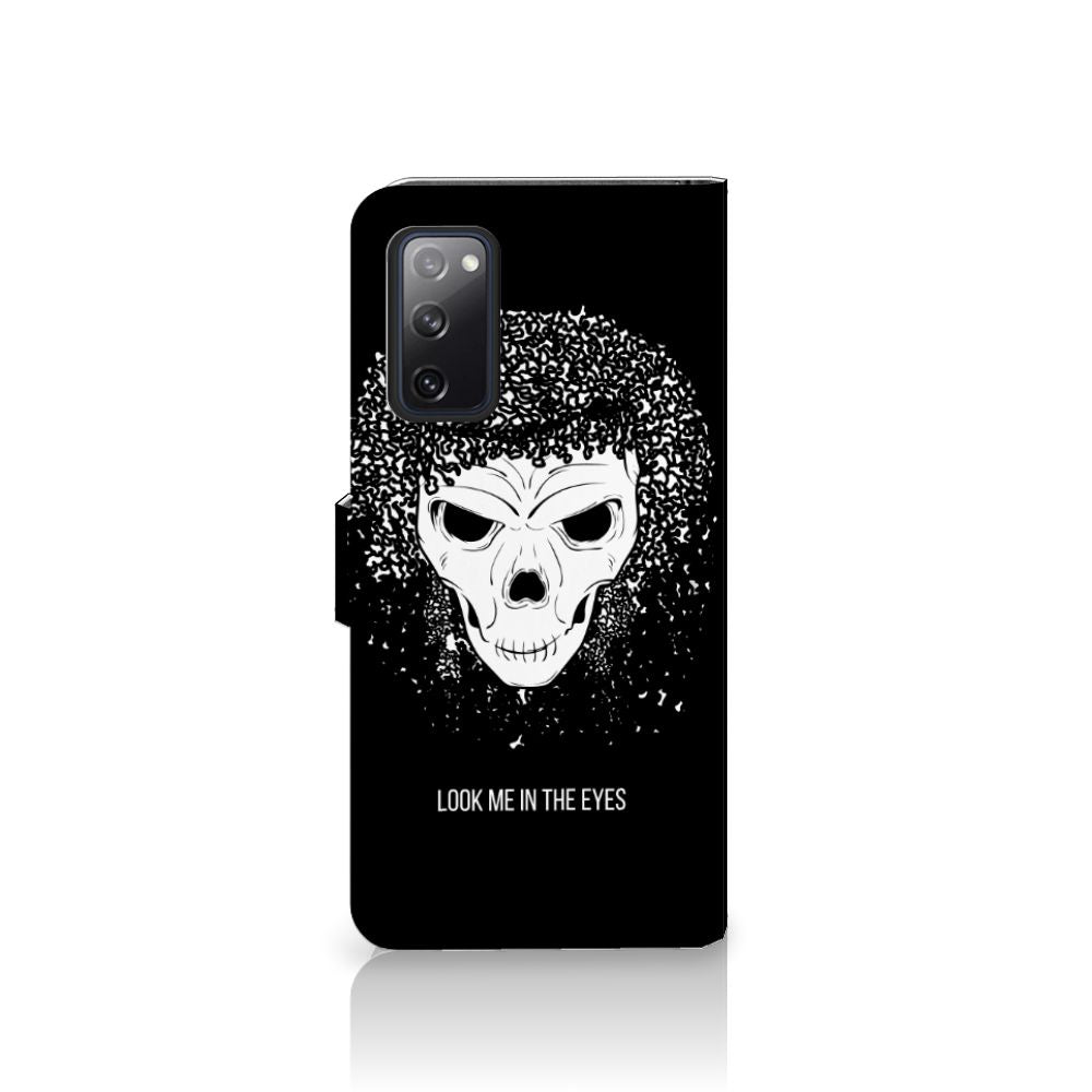 Telefoonhoesje met Naam Samsung Galaxy S20 FE Skull Hair