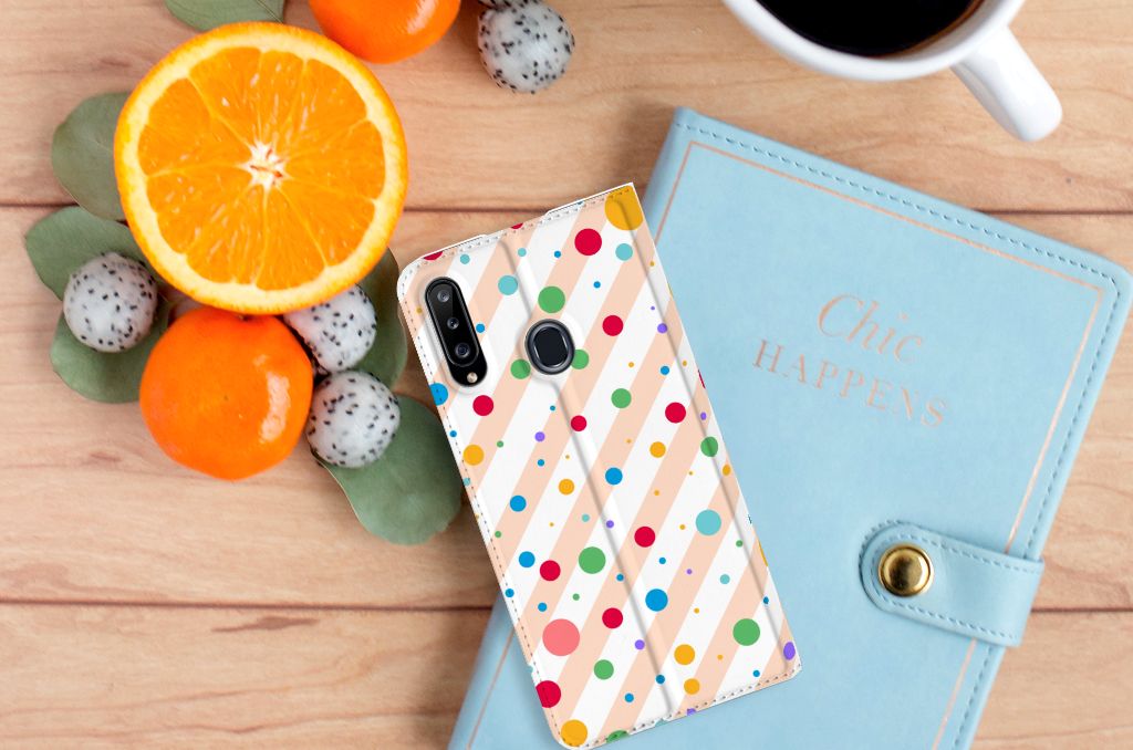 Samsung Galaxy A20s Hoesje met Magneet Dots - B2C Telecom