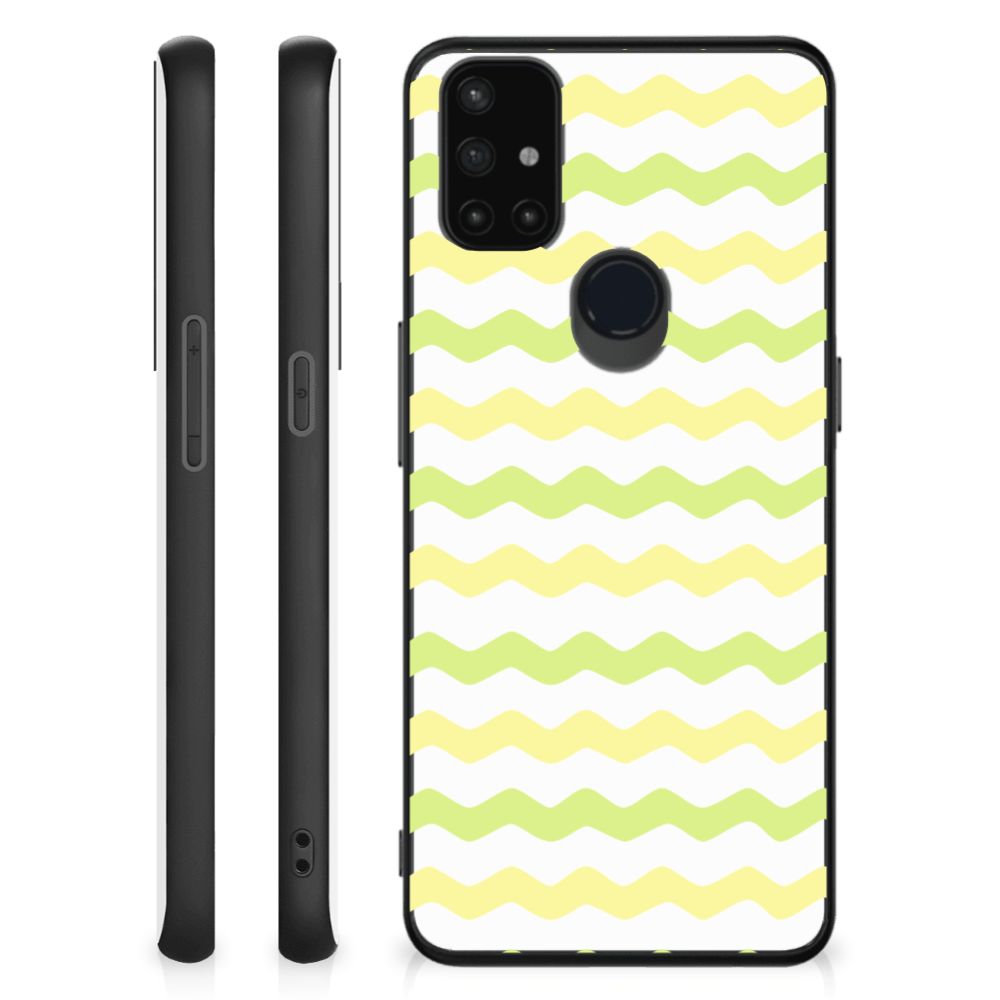 OnePlus Nord N10 5G Back Case Waves Yellow